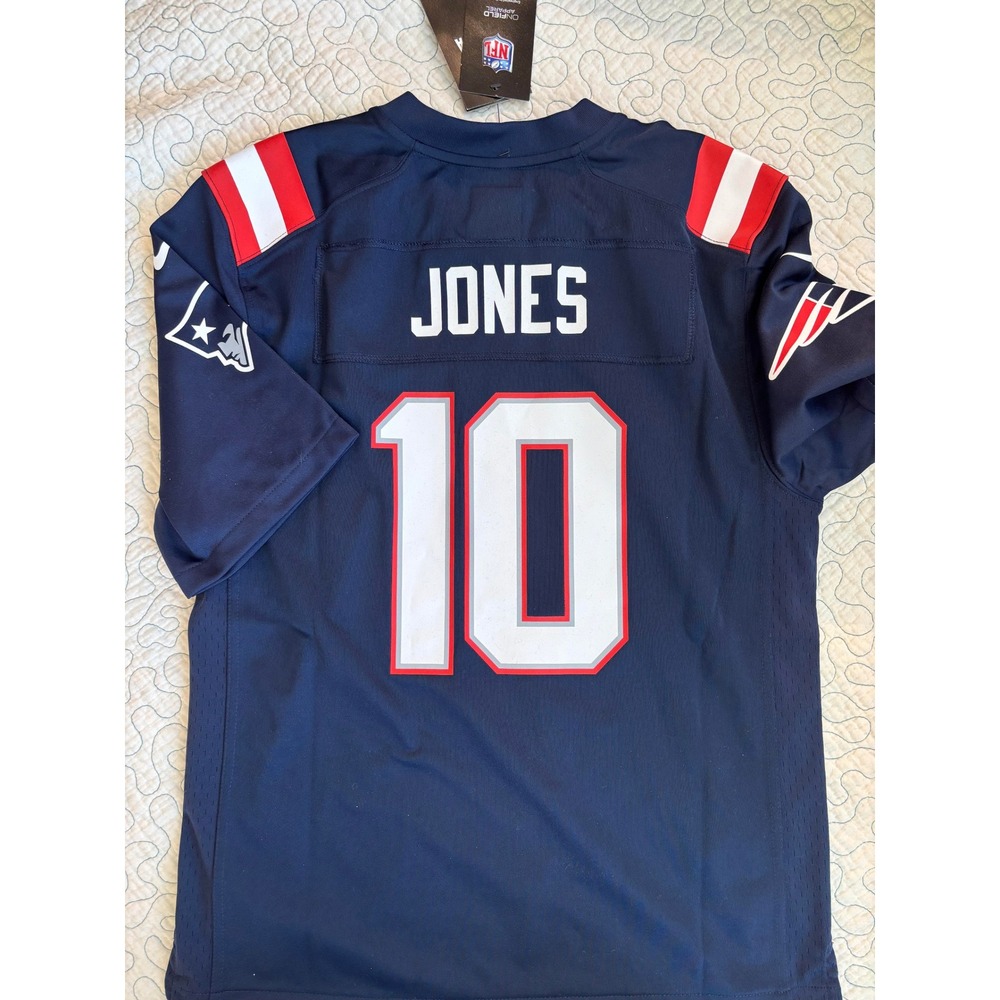 Nike Boy's New England Patriots Mac Jones 10 Jersey Size Large - Picture 5 of 5